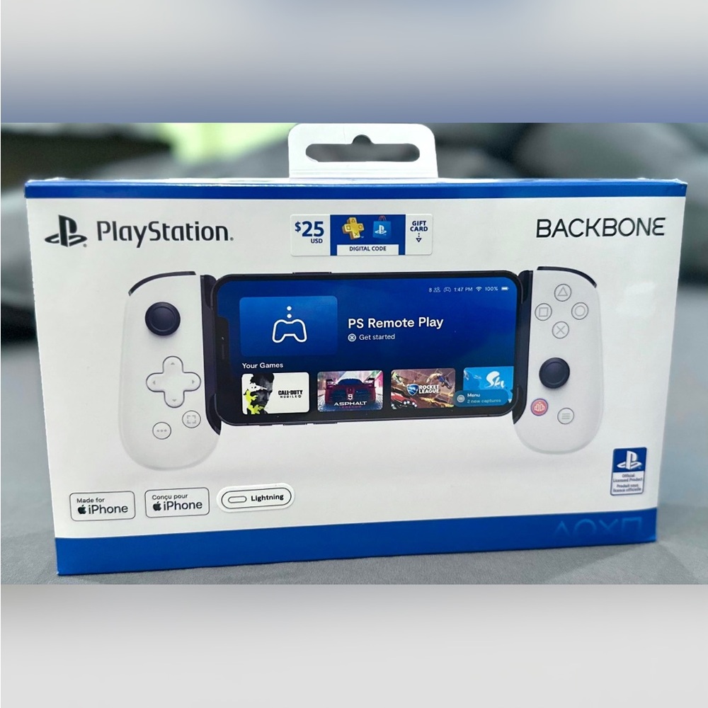Sony PlayStation Backbone Controller for iPhone - White